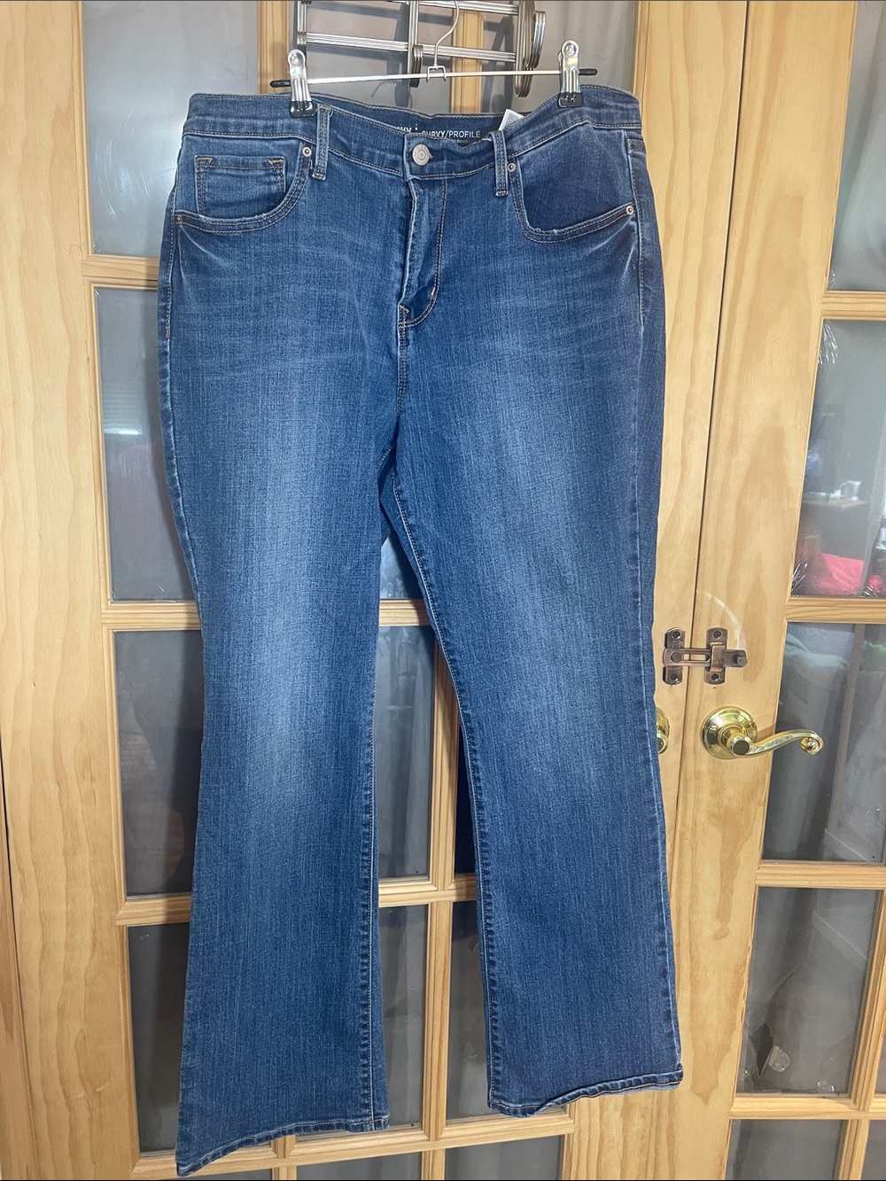 160. Old Navy Women's Blue Flare Jeans-Size 12S